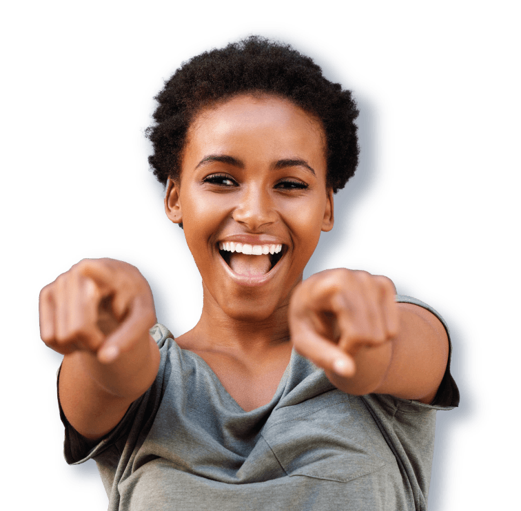 Picture of happy woman