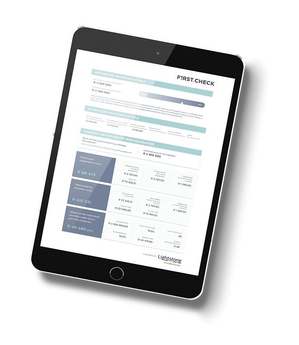 Property valuation preview
